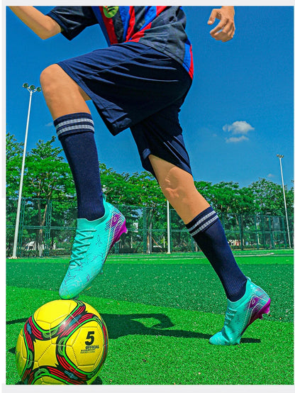 New Men's Football Boots Cleats Non-Slip Sneakers Training Soccer Shoes Top Quality FG Wholesale Drop Shipping Unisex Adult