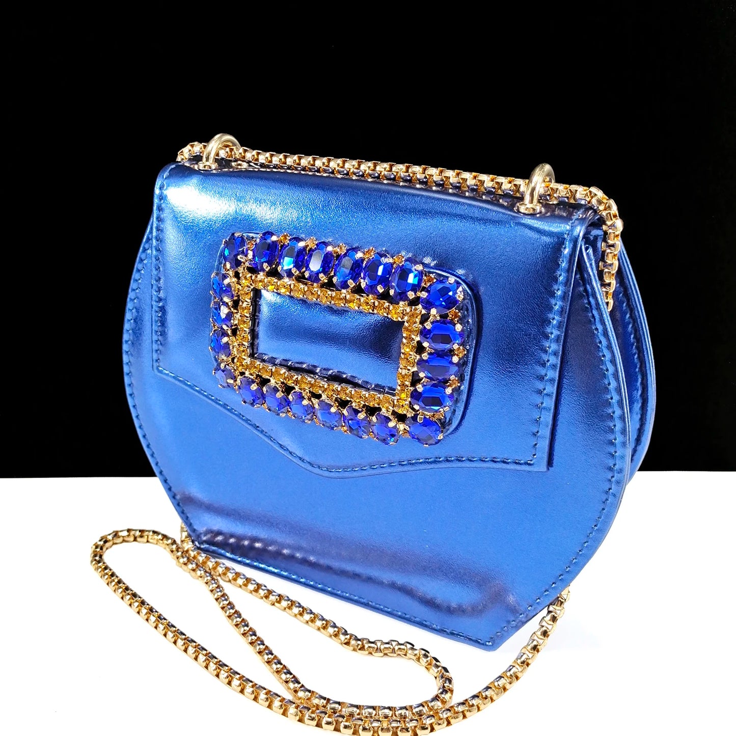 Italian Design Rhinestone-encrusted Ladies Party Shoes And Special Bag Women High Heels Wedding Dual Purpose Bag