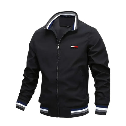 Spring Autumn Men's Jackets Oversized Stand Collar Zipper Outdoor Coat Tops Baseball Bomber Varsity Jackets Man Designer Clothes