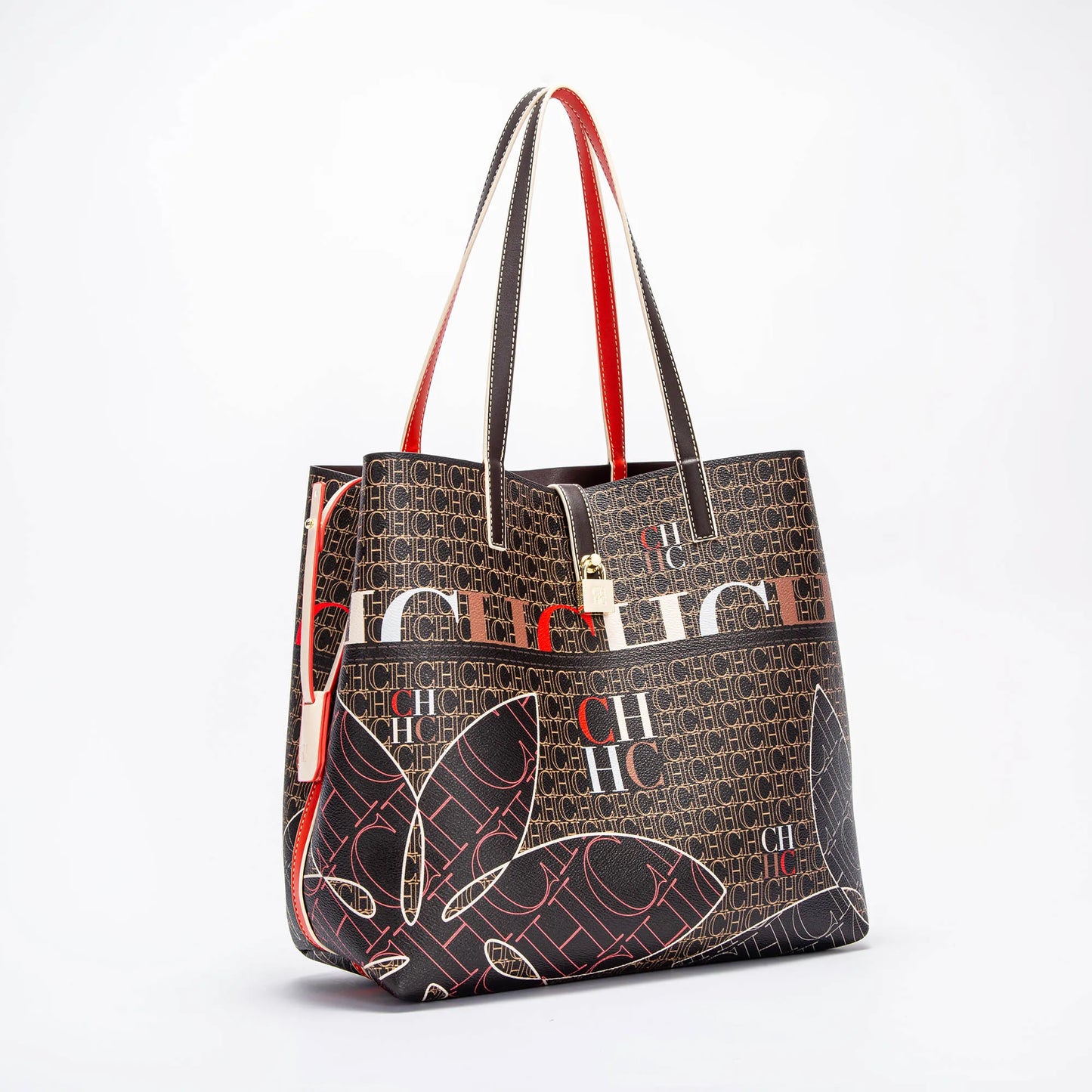 Classic Retro Women's New 2024 Tote Bag Large Capacity PVC Material Commuter Office Women's Shoulder Bag