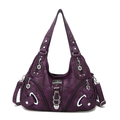 Vintage Women Handbags Fashion Shoulder Bag Large Tote Top-handle Shopping Pack Multifunctional Satchel Lady Hobos Purse