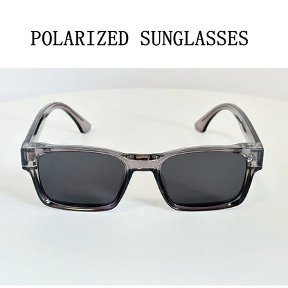 Polarized Sunglass Men Vintage Sunscreen Square Sunglasses Women Trendy Fashion Glasses Gafas De Sol Hombre Lunette Soleil Femme