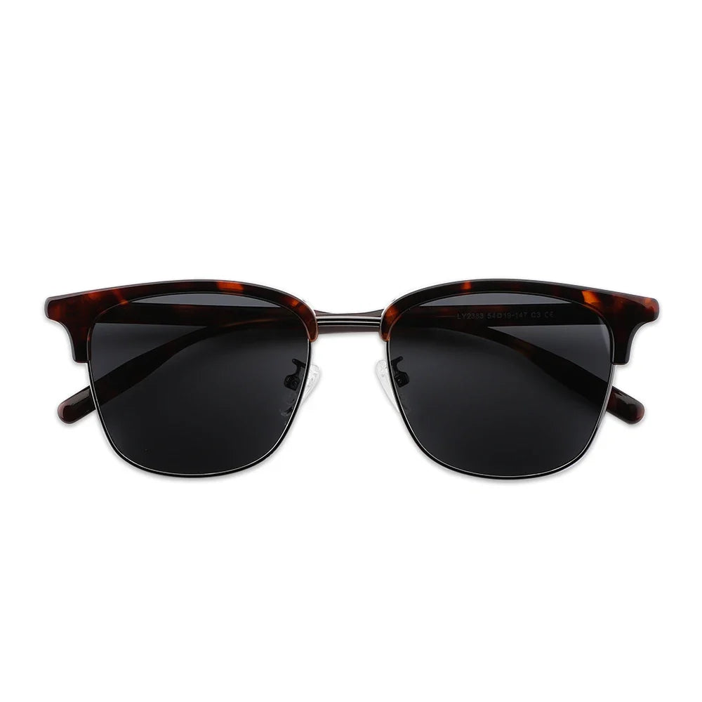 Europe and The United States Retro Sunglasses Classic Large Frame Men's Sunglasses Polarized UV Protection Travel Shading Mirror