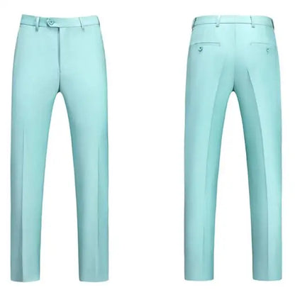 Men's Blue Suit Pants, Red Elegant Man Office Work Pant, Green and Purple Casual Trousers Men 17 Colors Pantalones Hombre