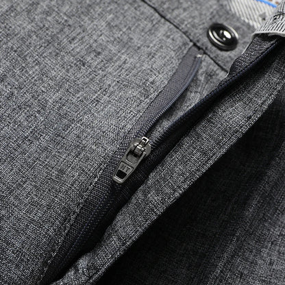 2026 Mens Trousers Dress Straight Pants Spring Summer Male Work Suit Pants Husband Father Black Grey Formal Pants