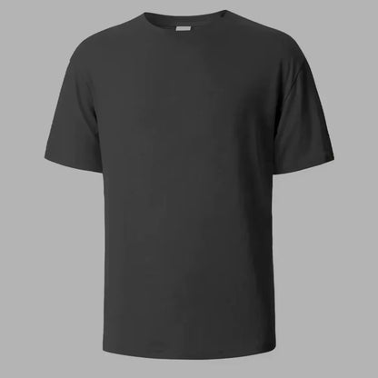 2026 New Eco Friendly Comfortable Pure White Heavy T Shirt Mens Summer Pure Cotton Short Sleeve Unisex Streetwear Fashion
