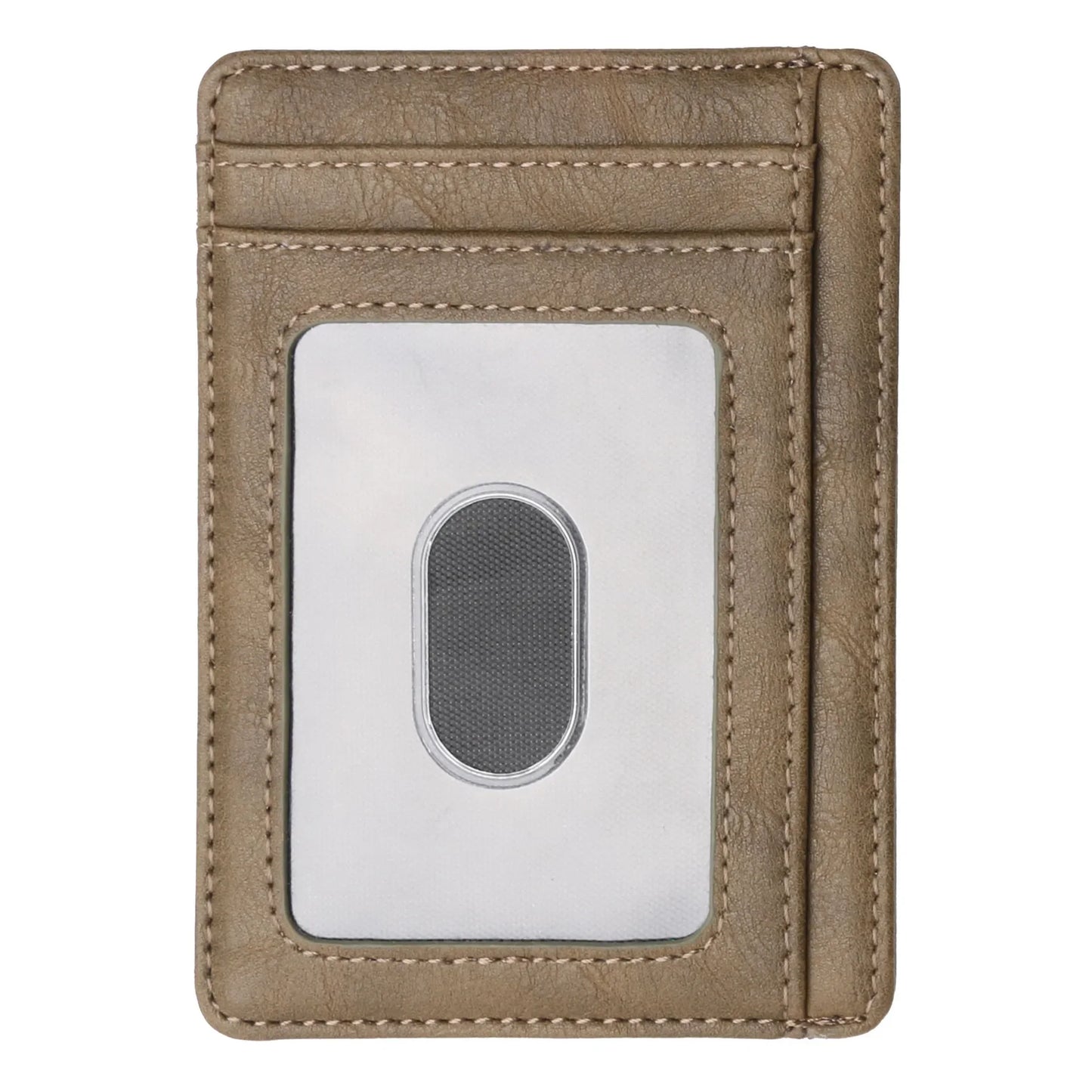 Blocking Wallet Business Card Cover for Case Super Thin Men Leather Credit Card Holder Card Travel Wallet Minimalist Wallet