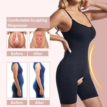 Bodysuit Shapewear Women Tummy Control Full Body Shaper Slimming Sheath Butt Lifter Push Up Thigh Slimmer Abdomen Shapers Corset
