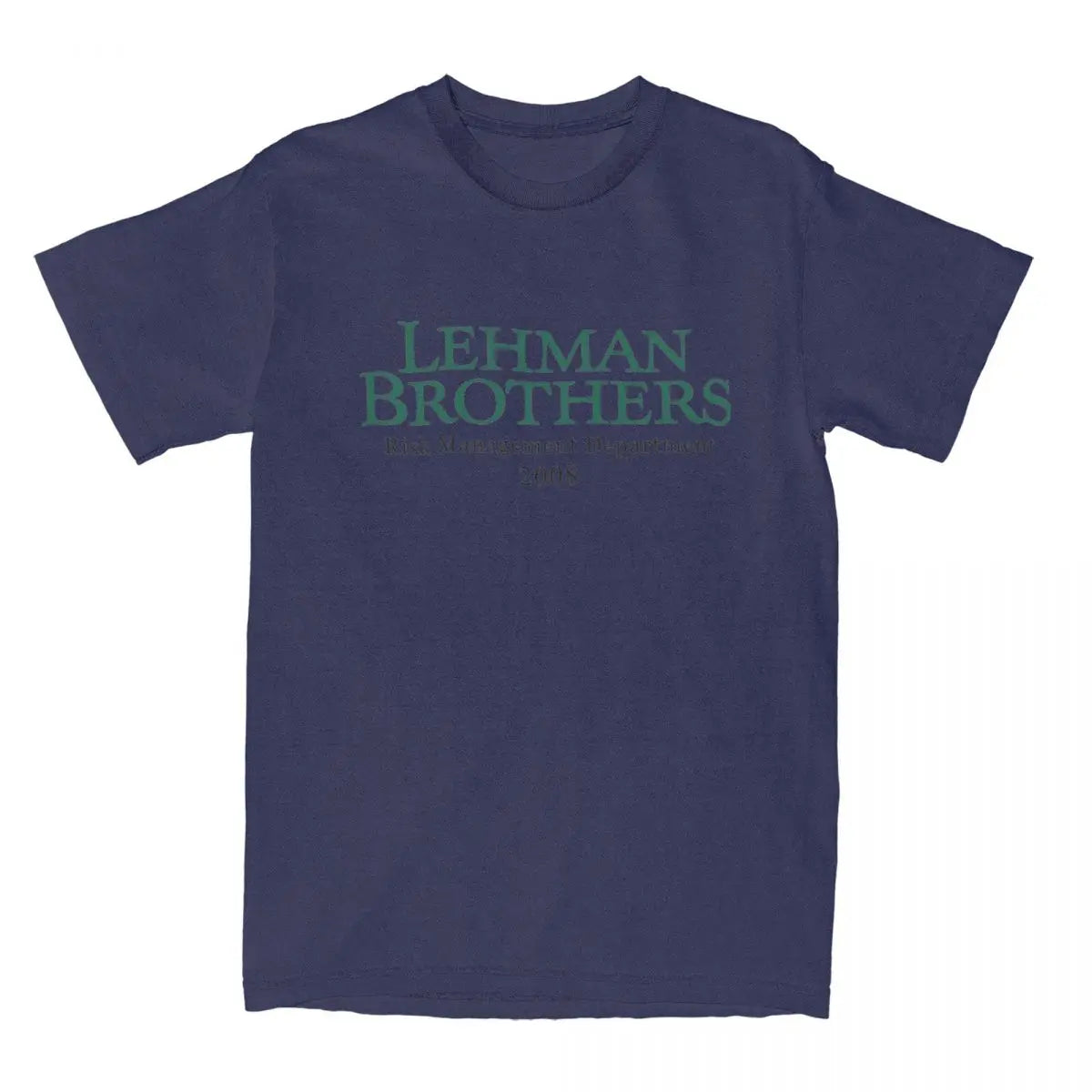 T-Shirt Lehman Brothers Risk Management 2008 Financial Cotton T Shirts Bank Hippie Tee Shirt for Beach Casual Short Sleeve Tees