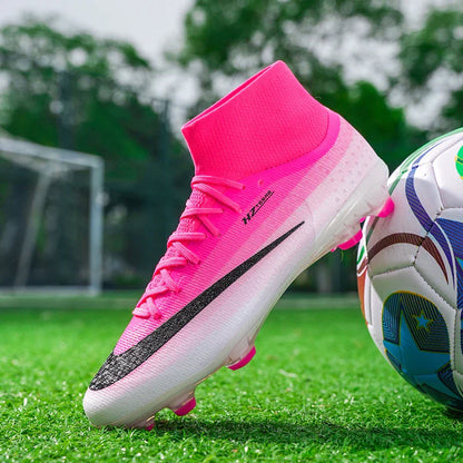 New Men Soccer Shoes Hot Sale Football Boots Women Professional TF/FG Sneakers Unisex High-quality Futsal Cleats Ultralight