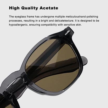 Fashion Top Quality Luxury Brand Women Sunglasses ZYZEPH Square Design Acetate Retro Men Outdoor Driving UV400 SUN GLASSES