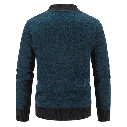 Autumn Winter New Knit Sweater Jackets Men's Korean Baseball Jumper Cold Blouse Streetwear Y2K Sweatshirts Male Trench Coat