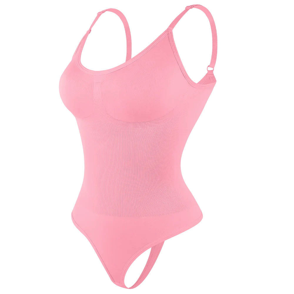 Bodysuit Women Shapewear Tummy Control Butt Lifter Body Shaper Smooth Invisible Under Dress Slimming Underwear Low Neck Jumpsuit
