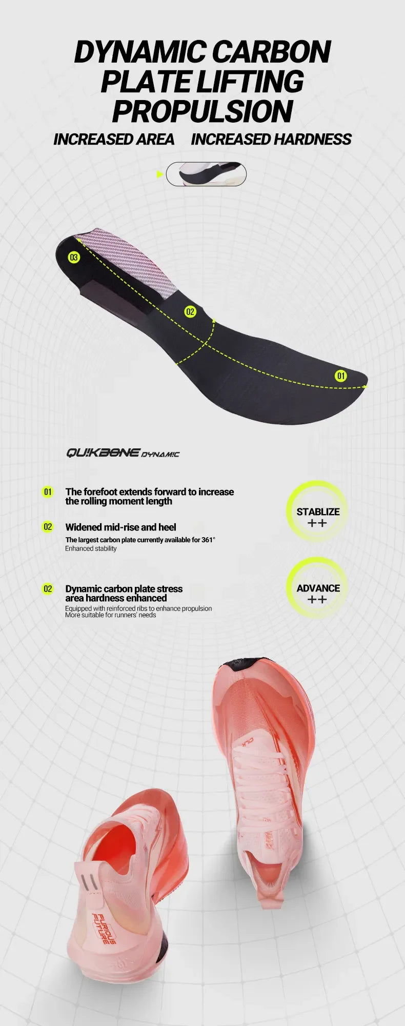 Furious Future 2.0 Running Shoes Marathon Plate Racing Carbon Breathable Durable Cushion Stable Sneakers 672512201