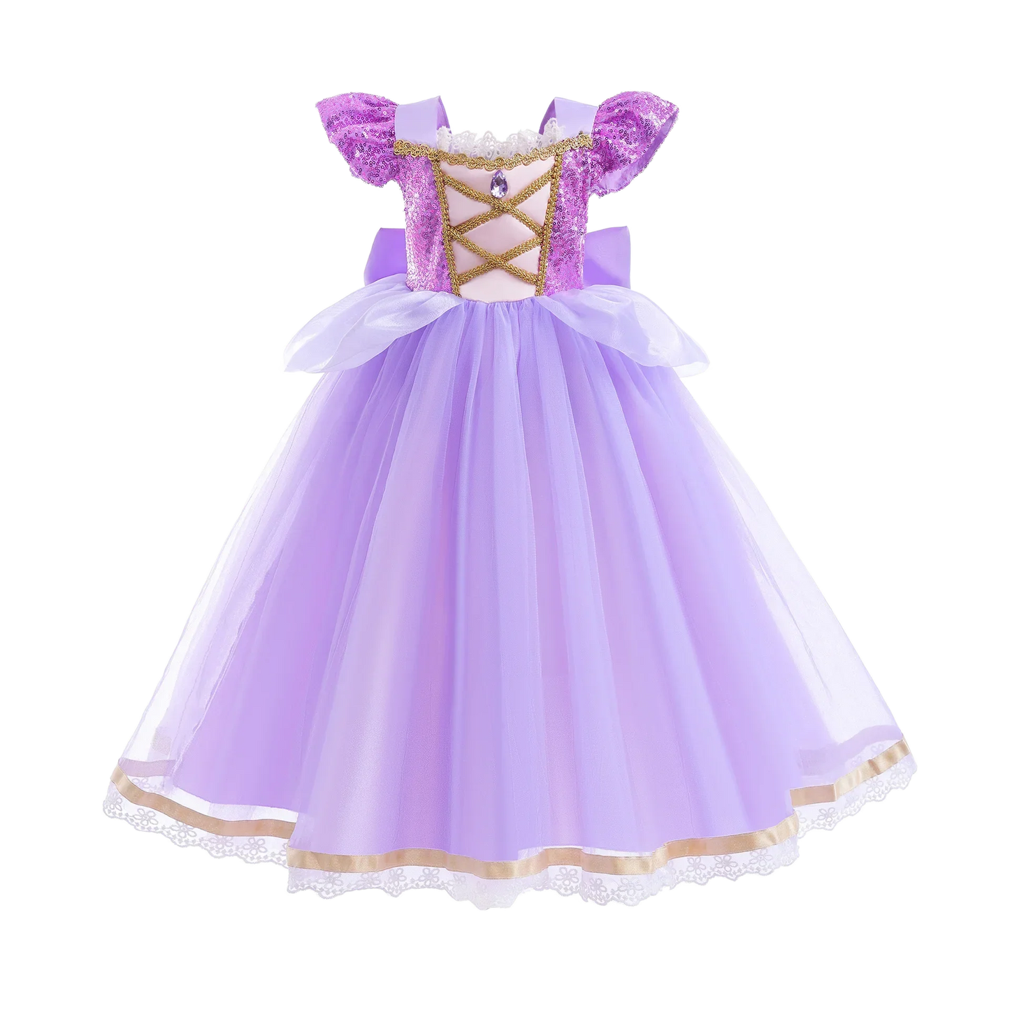 Girl Elsa Anna Dress Princess Costume Snow Queen Dress Baby Halloween Ariel Carnival Clothes Kids Cosplay Clothes Party Clothing