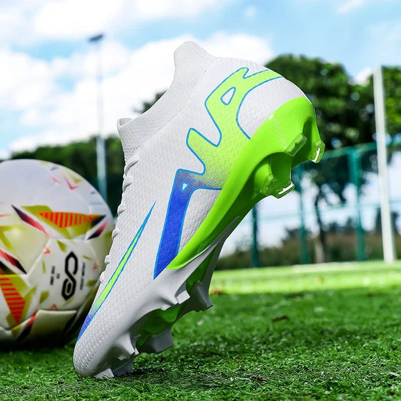 New Men Football Boots Grass Cleats High-top Non-Slip Soccer Shoes Futsal Sneakers High-quality Match Indoor Hot-selling Outdoor