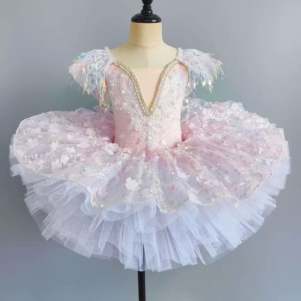 Summer Girl Dress Tutu Stage Ballet Leotards Party Girls Dresses Ballerine Dance Costumes Kids Clothes Princess Outfit Vestidos