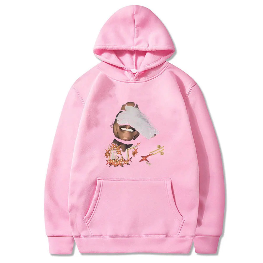 Michael Jackson Face Graphic Hoodie Men Women Classic Vintage Gothic Rock Streetwear Unisex Hip Hop Oversized Pullover Hoodies