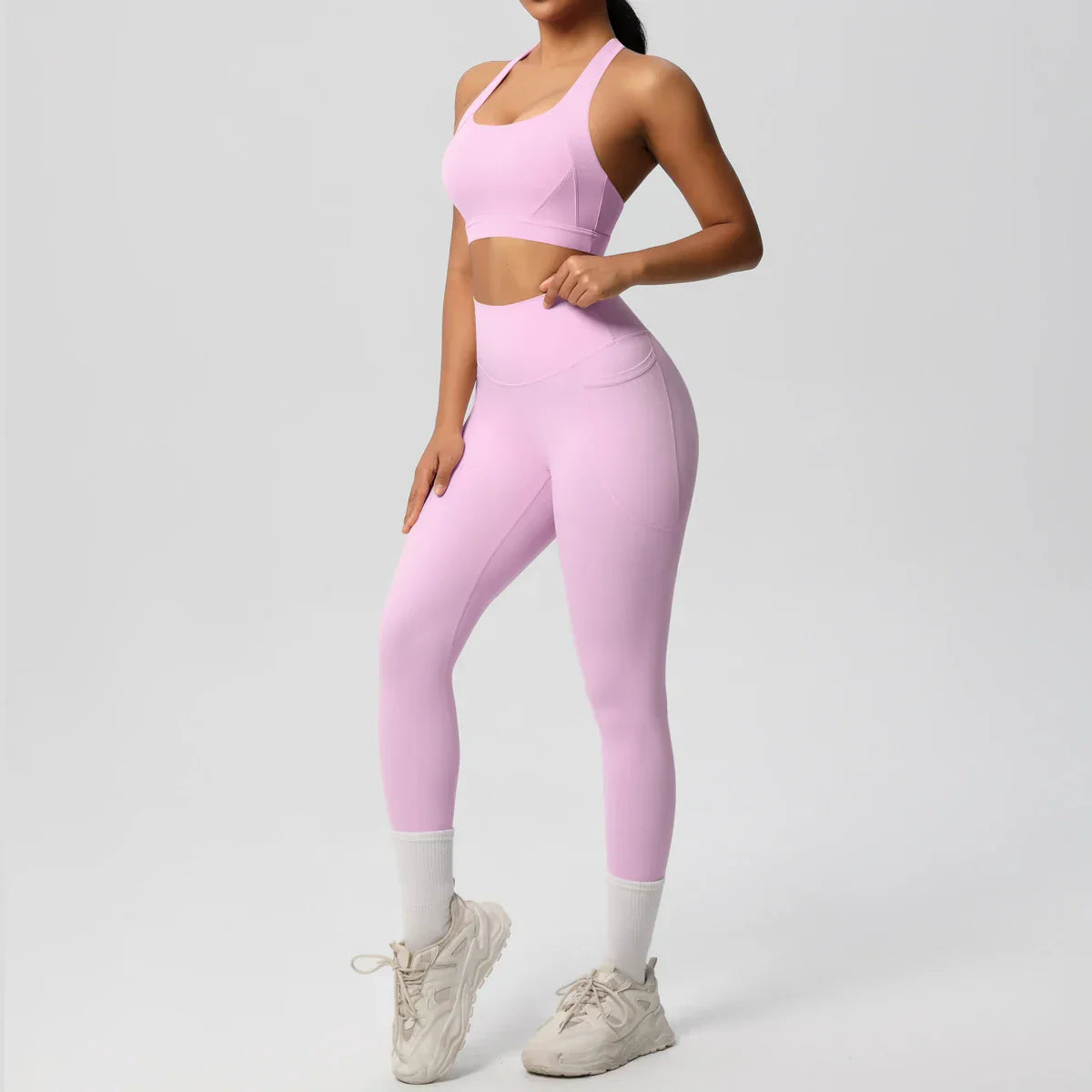Yoga Suit Sports Set Womens Sportswear Sports women's yoga bra  Tummy Control Slimming Booty Leggings Women's tracksuit