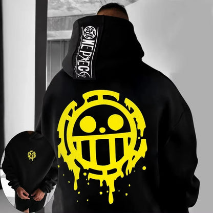 ONE PIECE Men's Hoodie Sweater Trafalgar Law Anime Spring And Autumn New Boys Children's Long Sleeve Parent-Child WearWinter