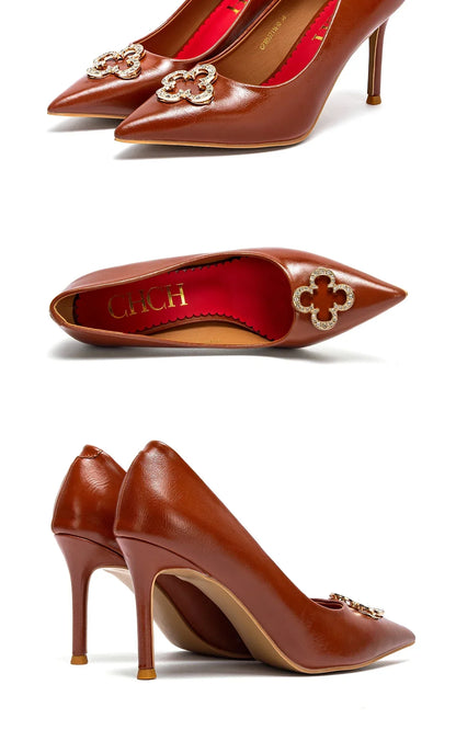 Woman's High Heels  New High Quality Pointed Shoes Business Commuter Girls Shoes Banquet Party Shoes 9cm