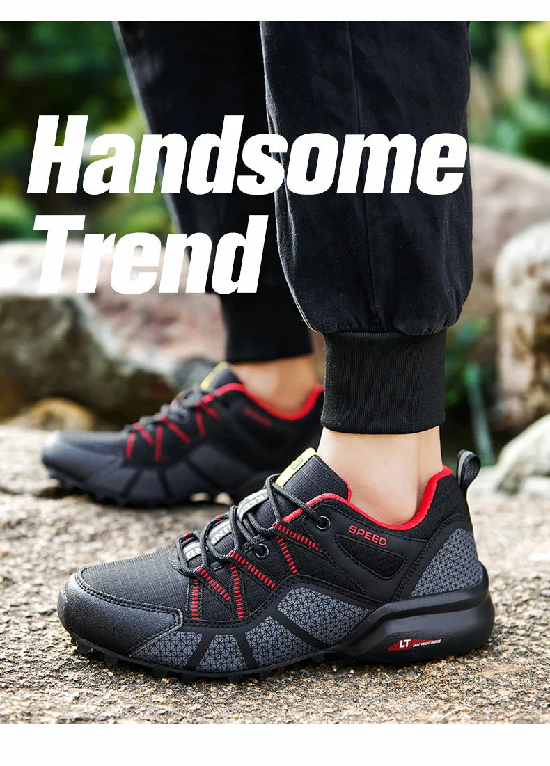 Men Women Waterproof Hiking Shoes Outdoor Camping Trainers Mountain Climbing Trekking Sneakers Walking Hunting Tactical Boots