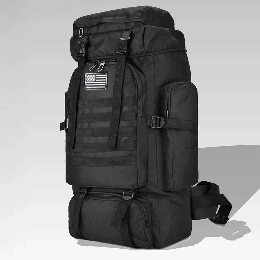 80L/100L  Mountaineering Bag Climb Bag Tactical Backpacks Large Backpack Outdoors Hiking Camping Travel Bags