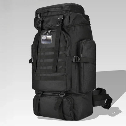 80L/100L  Mountaineering Bag Climb Bag Tactical Backpacks Large Backpack Outdoors Hiking Camping Travel Bags