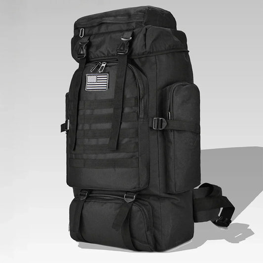80L/100L  Mountaineering Bag Climb Bag Tactical Backpacks Large Backpack Outdoors Hiking Camping Travel Bags