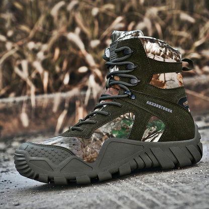 Outdoor High Top Mens Hiking Boots Waterproof Men Trekking Boots Hunting Sneakers Mountain Climbing Boots Botas Tacticas Hombre