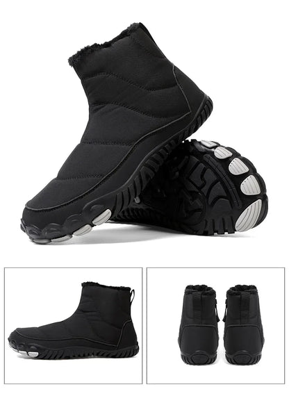 Cotton Boots Men/women Large Size 47 Waterproof Snow Boots Winter Warm  Comfort Zipper Anti Cold Non-slip Cotton Boots
