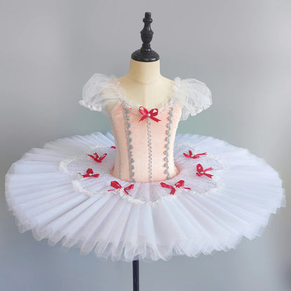 Princess Performance Fairy Tutu Kids Clothes Ballet Leotards for Girls Dress Stage Costumes Dance Wear Summer Children Clothing