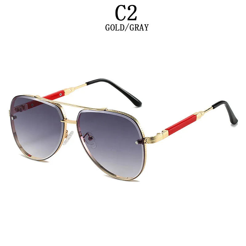 New In Sunglasses For Men Luxury Vintage Sunglasses Women Trendy Luxe Retro Oval Fashion Glasse Gafas De Sol Hombre Zonnebril