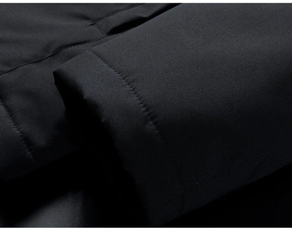 Men 2025 Winter Windproof Warm Thick Fleece Jacket Men Fashion Casual Coat Men Autumn Brand Outwear Outdoor Classic Jacket Men