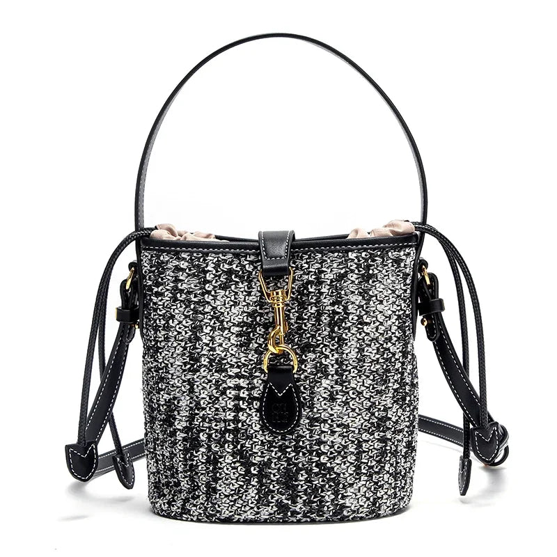 Minimalist and Versatile Summer New-arrival Straw Handbag for Women Exquisitely Crafted Women's Shoulder Bag
