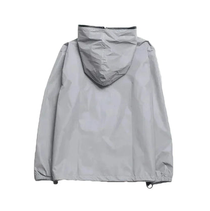 Night Reflective Hooded Jacket Men Women Couples Outdoor Casual Windproof Riding Running Coats Party Show Hip Hop Streetwear