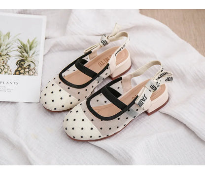 Kids Girls Leather Shoes Cute Children Students Girls Performance Shoes Beautiful Kids Students Soft Bottom Dance Footwear