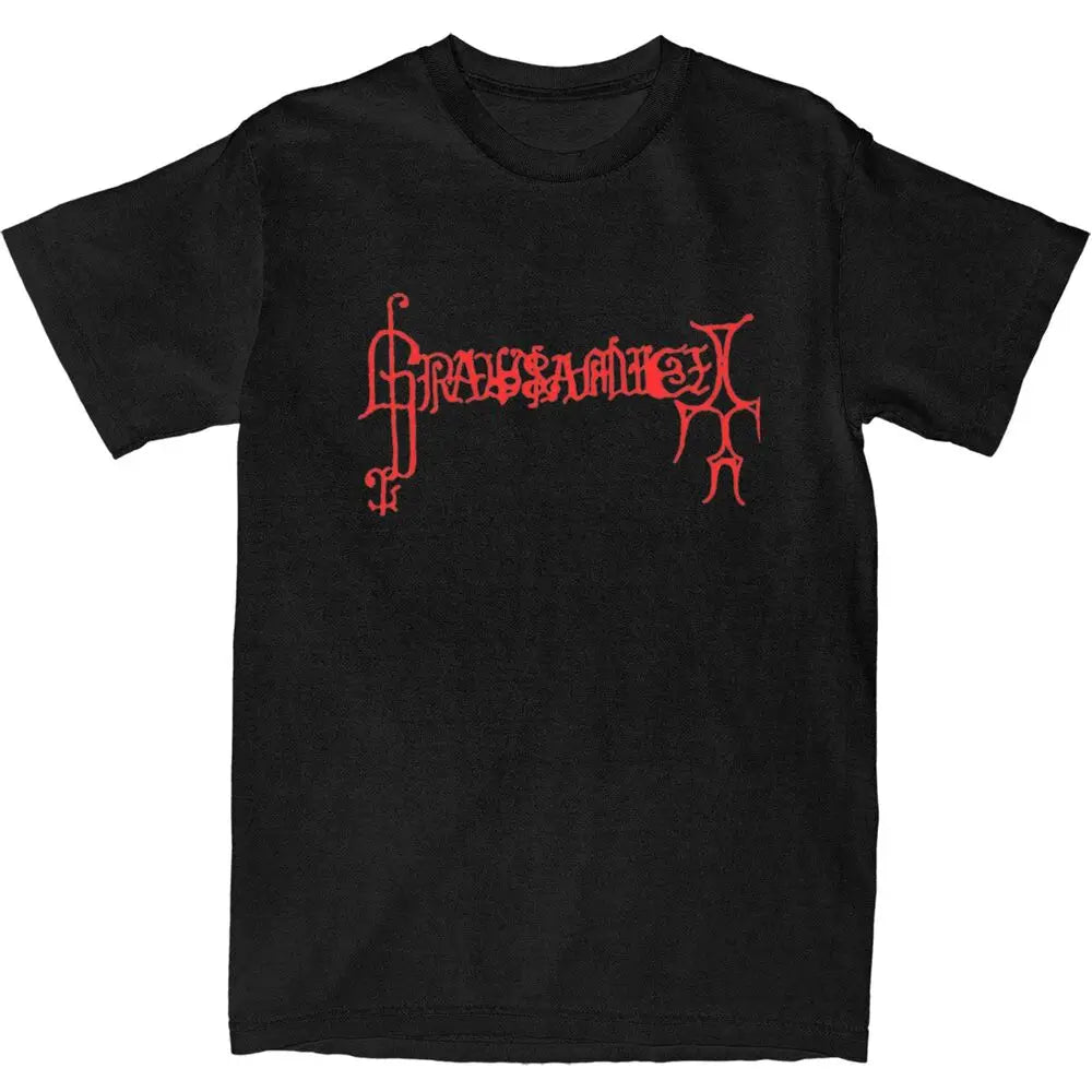 Men Women T-Shirt Grausamkeit Music Black Metal Gothic T Shirts Popular Summer Tee Shirt Funny Casual 100 Cotton Tops Plus Size