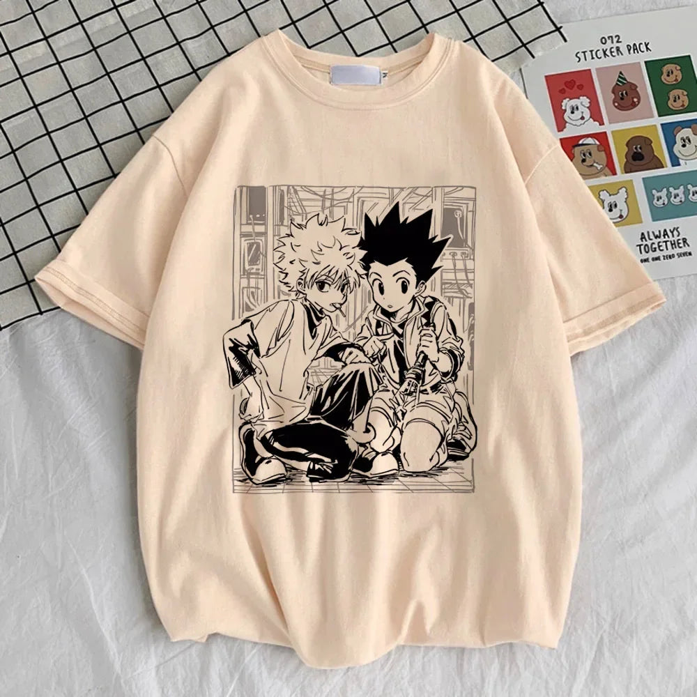 Hunter x Hunter t-shirt women kawaii harajuku  aesthetic anime Breathable Gothic t-shirt Comfortable aesthetic anime Grunge Punk