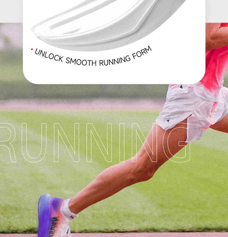 Carbon plate men marathon running shoes professional stable support shock absorption ultra light rebound sports shoes