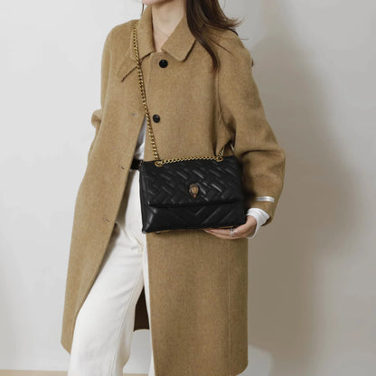 2026 New Women's Bag, Textured Rhombus Embroidery Chain, Versatile Single Shoulder Hot Selling Crossbody