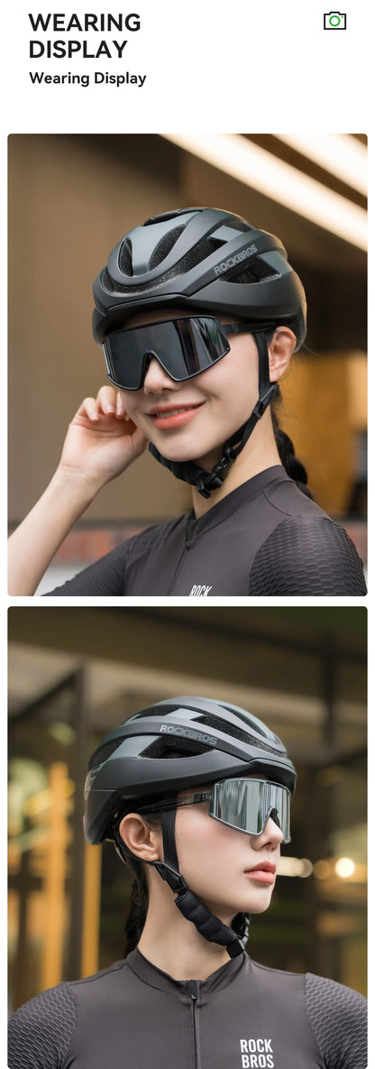 Outdoor Cycling Sunglasses Polarized UV400 Driving Eyewear Bicycle Goggles Non-slip Anti-fog Photochromic Glasses