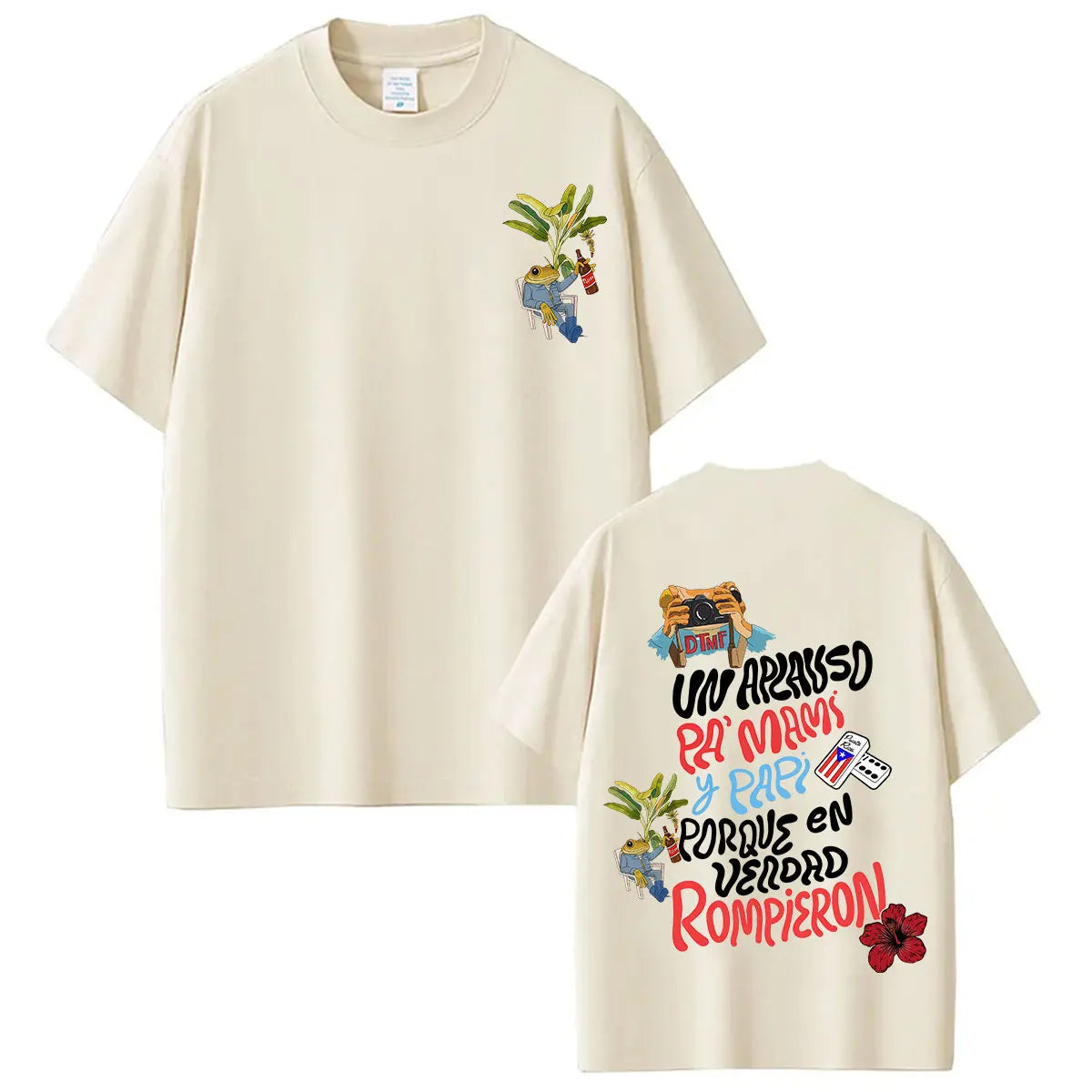 Rapper Bad Bunny Tour 2026 Graphics T-Shirt Men Women Vintage T Shirts Short-sleeved 100% Cotton Hip-hop Aesthetics T-shirts