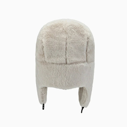Women Men Thick Plush Windproof Winter Hat Russian Ushanka Snow Caps Bomber Hat