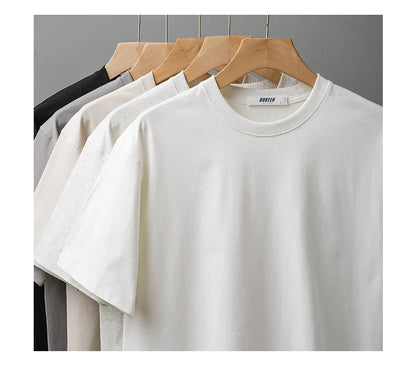 Upf50+ Sorona Fabric Coolness T-Shirt Men Short Sleeve Summer Sun Ice Silk Solid Color Antibacterial Tshirt Men's Clothes