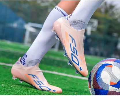 New Men's Soccer Shoes Grass Ultralight Sport Comfortable Indoor Cleats Non Slip Fg Turf Futsal Adult Non-Slip Football Boots