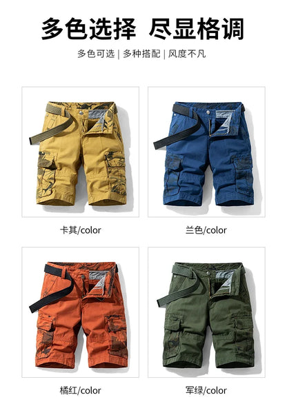 Breathable Lightweight Loose Sports Daily Wear Shorts Men Summer Casual Shorts Men Cargo Shorts Multi Pocket Outdoor Work Shorts
