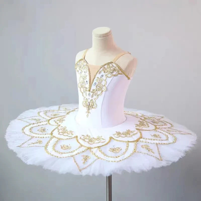 New White Ballet Tutu Kids Girls Adults Women Ballet Dance Costumes Ballerina Adults Professional Ballet Tutu Dress Women Girls