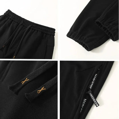 Extra Big Size Men's Pants Elastic Waist Loose Fit Jogger Male Spring Plus Large Sweatpant Fat 12XL Baggy Sport Trouser 10XL 9XL