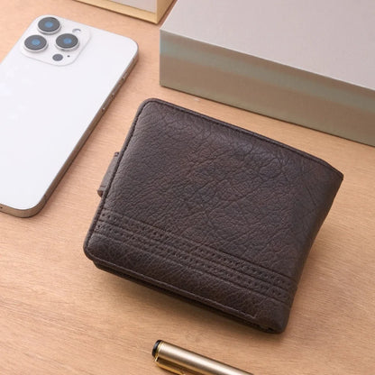 Men Wallets Leather Zipper Purse Man Business Casual Slim Card Horders Quality Male Short Multi-card Wallet Coin Pocket Purse